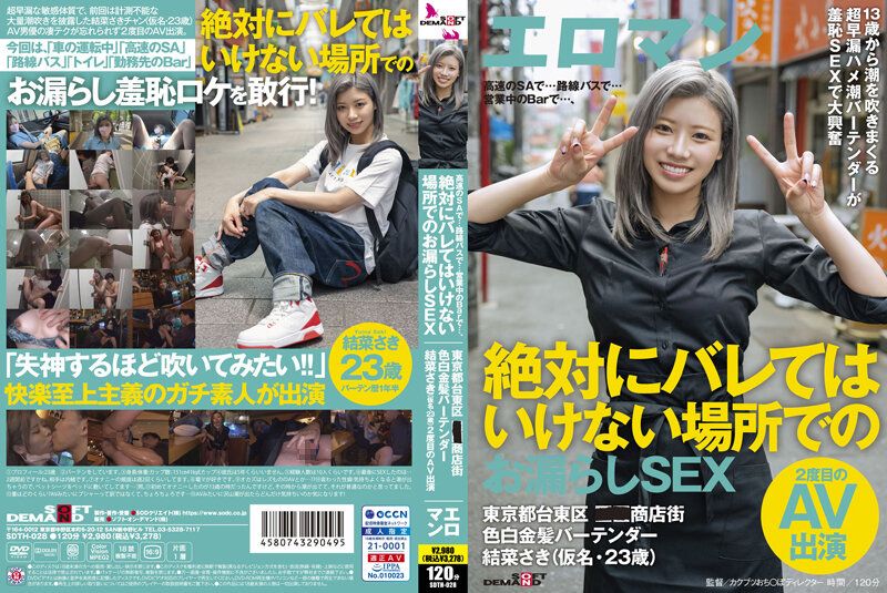 【人妻偷情】商店街後巷露出調教 結菜沙希潮吹失禁實錄 SDTH-028-C