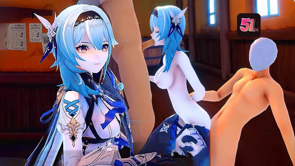 3D原神AKT-优菈酒馆喝酒被路人